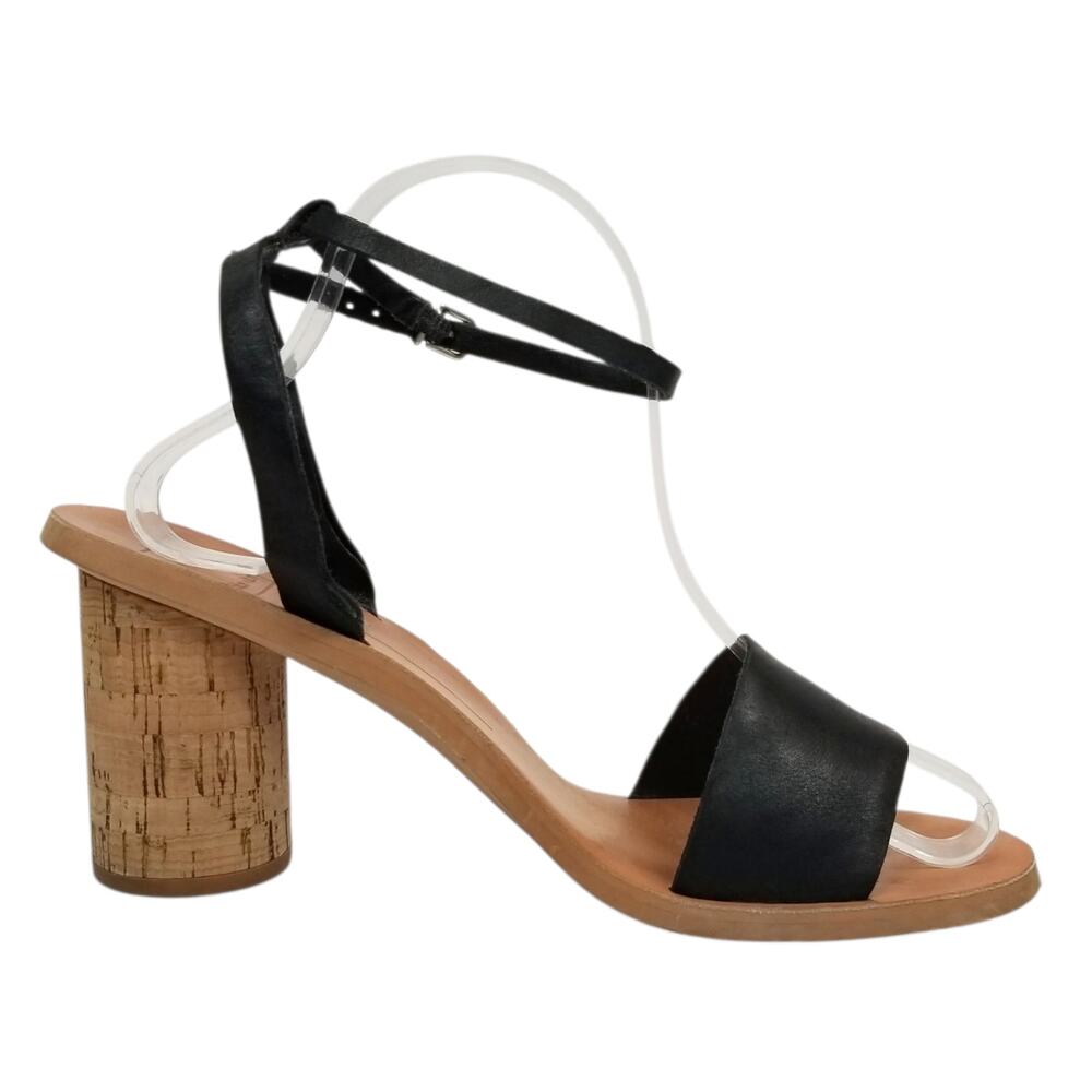 dolce vita Women's Jali Ankle Strap Block Heel Sandals Black Size 9.5 - Picture 4 of 10